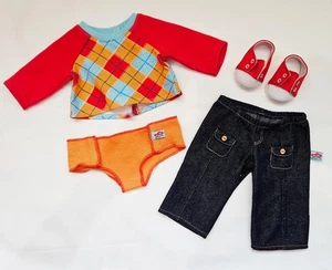 *American Girl* - Bitty Baby/Twins -RETIRADO (2010) - Conjunto de traje Argyle para niños - Imagen 1 de 3