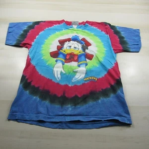 Vintage Disney Shirt Youth Extra Large Philharmagic Tie Dye Daffy Duck USA - Picture 1 of 19