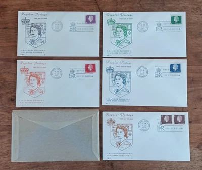 Queen Elizabeth First Day of Issue Canadian Regular Postage Stamp Envelopes - Image 1 of 4