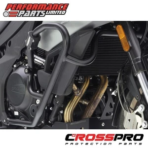 CF Moto 700 MT 2024 24 CrossPro Gloss Black Aluminium Crash Bar Kit - Picture 1 of 7