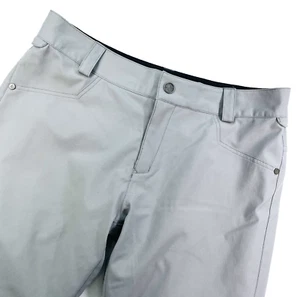 VOLCOM Snowboard Pant Women XL Battle Stretch Ski Gray Ankle Zip True To This - Picture 1 of 18