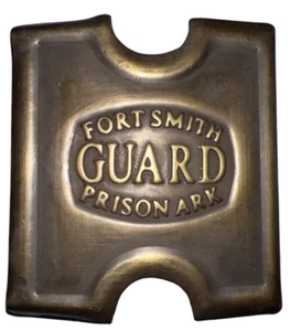 Anson Mills Belt Buckle Fort Smith Guard Prison Ark Solid Brass Reenactments - Picture 1 of 2