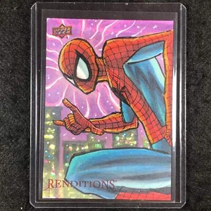 2024 Marvel Renditions Spider-Man SPIDER-MAN Artist Sketch DEXTER WEE - Zdjęcie 1 z 2