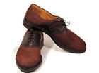 Panelli Men's Shoes Brown Nubuck Leather Sadle Tie Oxford Lace Up Size 13