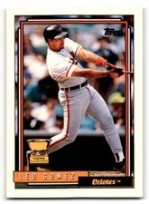 1992 Topps #84 Leo Gomez    Baltimore Orioles Baseball Cards EX/NM ID:55861