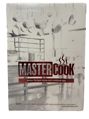 Mastercook Recipe & Cookbook software, NEW SEALED - Image 1 of 4
