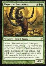 Magic Mtg New Phyrexia Phyrexian Swarmlord   near mint