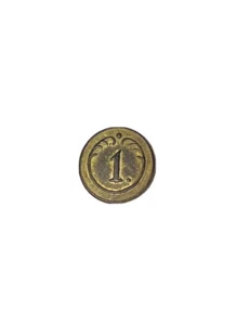 JOSEPH NAPOLEON 1o Reggimento Bottone Ufficiale Lewis Fay Collection - Foto 1 di 2
