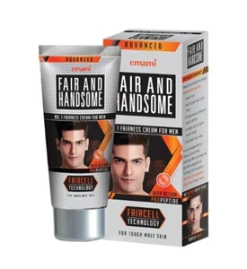 10 PC x 60 GM Emami Fair and Handsome Fairness Cream for Men Lightening cream - Picture 1 of 24