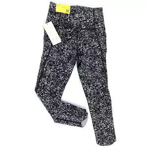Girls Leggings Size 10/12 Large High-Rise Capri Black Activewear NWT - Picture 1 of 3