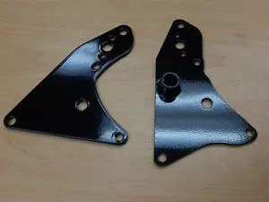 TRIUMPH ENGINE MOTOR PLATES PAIR 1965-70 82-5908 82-6066 F5908 F6066 T120 C TT - Bild 1 von 1