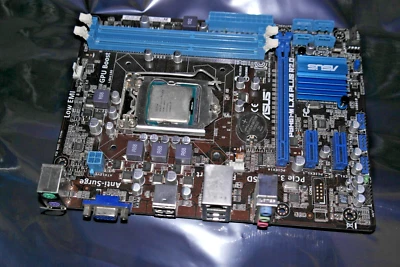 ASUS P8H61-M LX3 PLUS R2.0 VGA Socket LGA 1155 DDR3 PCIe Motherboard - Image 1 of 4