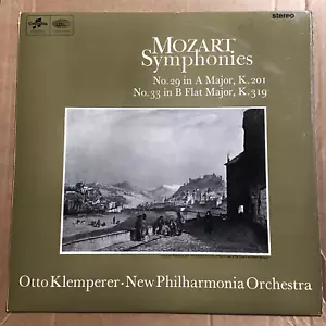 UK COLUMBIA SAX 5256 S/C LP KLEMPERER MOZART SYMPHONIES N°29-33 NM - Picture 1 of 3