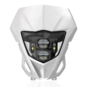 LED Headlight Fairing For Honda CRF125F CRF150F CRF230F CRF250F CRF450L CRF300L - Picture 1 of 15