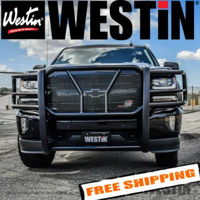 Westin 57-23875 HDX Modular Grille Guard for 2016-2018 Chevrolet Silverado 1500 - Image 1 of 4
