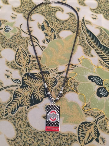 Ohio State Buckeye Necklace Cover
