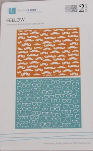Carpetas de estampado Lifestyle Crafts/QuicKutz, Fellow, 2 carpetas, EF-0036 - Imagen 1 de 2