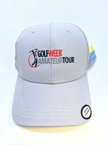 Golf Week Am Tour Hat Palmetto Dunes Dolphin Head Golf Club Gray - Picture 1 of 6