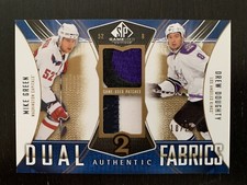 Green Doughty - 2009-10 UD SP Game Used Dual Authentic Fabrics Patch - #18/25