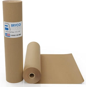 Wrapping Kraft Paper Roll Brown Heavy Duty Cushioning 18 x 2100 Made in USA - Picture 1 of 7