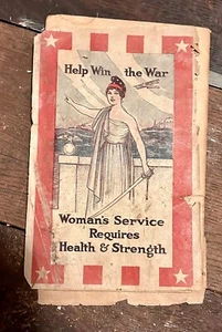 "Kriegszeit Koch- und Gesundheitsbuch 1917 selten ""Hilfe, den Krieg zu gewinnen""" - Bild 1 von 4