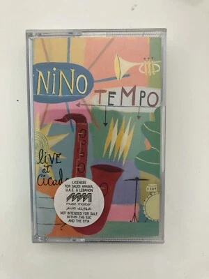 Nino Tempo Live At Cicada 1995 Cassette Tape Gulf Edition - Made in Germany - Image 1 of 4
