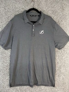 Travis Mathew Polo Shirt Men Size XXL Gray  Short Sleeve Performance Pima cotton - Picture 1 of 8