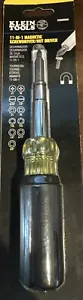 Klein Tools 32500MAG Magnetic Multi-Bit Driver Nut Driver 11-in-1 Multi-Tool - Picture 1 of 7