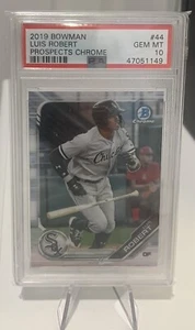 2019 Bowman Chrome Prospects Luis Robert Rookie Card PSA 10 Chicago White Sox๐ - Picture 1 of 2