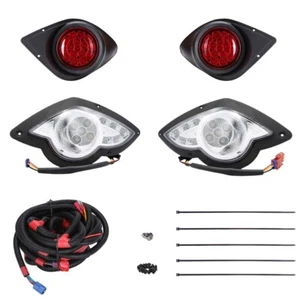 12V Golf Cart LED Headlights & Tail Lights Kit Set for Yamaha Drive G29 2007+ - Picture 1 of 14
