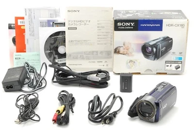 [ Near MINT in Box ] SONY Handycam HDR-CX180 Digital Video Camera From JAPAN - Image 1 of 4