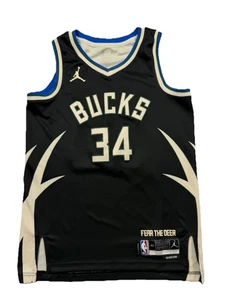Maglia Uomo Taglia S Giannis Antetokounmpo Milwaukee Bucks Jordan Statement Swingman - Foto 1 di 8