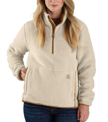 Chaqueta Pullover CARHARTT Para Mujer Calce Relajado Polar Negra XL NUEVA CON ETIQUETAS Foto 1 de 2