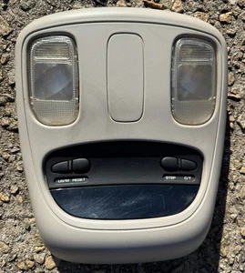 2002-2006 DODGE RAM 1500 Front OVERHEAD CONSOLE MAP LIGHT OEM DISPLAY w/HOMELINK - Bild 1 von 2