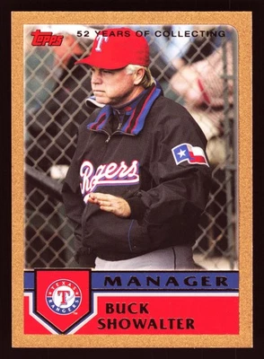 Buck Showalter Texas Rangers 2003 Topps Traded Gold #T118 SN /2003 - Image 1 of 2
