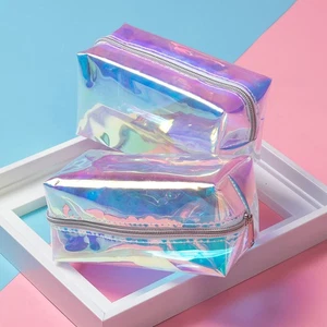 Bolsas de cosméticos de gran capacidad bolsa de maquillaje portátil organizadora de artículos de tocador de cosméticos - Imagen 1 de 11