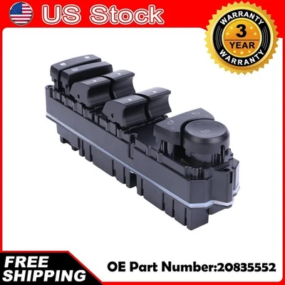 For Chevy Silverado 1500 GMC Yukon Cadillac 4Door Front Left Power Window Switch Foto 1 de 4