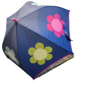 Gymboree Umbrella Blue With Flowers - Picture 1 of 6