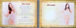 Presale Zoe Lucas Autograph Signed Kiss Card Collectors Expo CMLL #4 - Picture 1 of 1