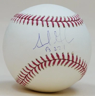 Официальная бейсбольная карточка с автографом Адриана Гонсалеса из Главной лиги бейсбола с сертификатом подлинности PSA/DNA 35 - Изображение 1 из 4