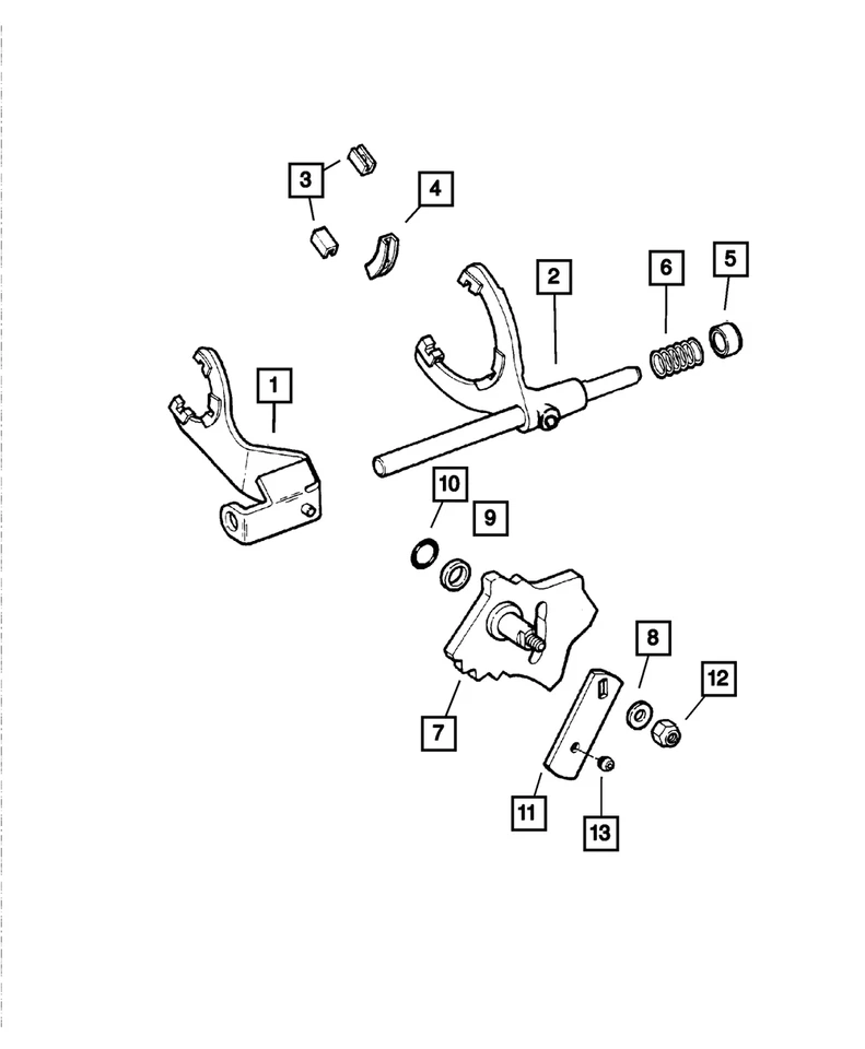 Genuine Mopar Mode Fork 4746136 - Image 1 of 1