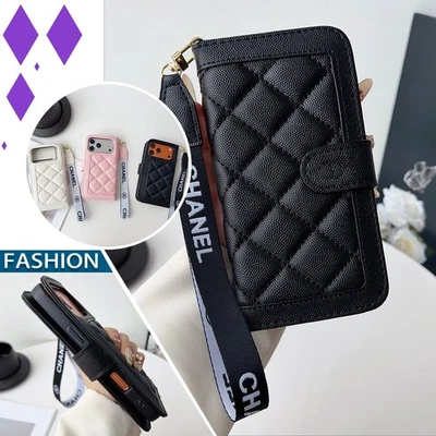 For iPhone 17 16 15  Pro Max 14 13 12 11 XsMax Phone Case Leather Wallet Cover - Image 1 of 4