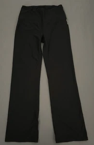 Reebok Hose Damen Größe Medium schwarz hoher Bund gerades Bein Stretch sportlich - Bild 1 von 12