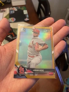 Jordan Hicks 2018 Bowman Chrome #31/50 Cardinals - Picture 1 of 2