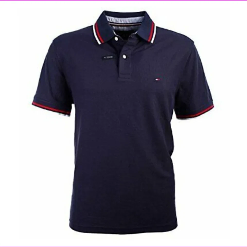 Tommy Hilfiger Wicking Herren Polo Shirt Poloshirt dunkelblau Größe S - XXXL - Bild 1 von 1