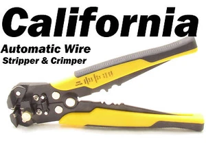 Herramienta terminal profesional de cortador automático de tiras de cables pegadoras alicates - Imagen 1 de 12