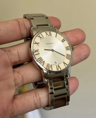 TIFFANY&Co. Atlas Dome Date Stainless Steel Dial Quartz - Image 1 of 4