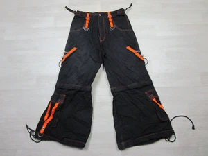 Vintage Tripp NYC Herren (S) Wide Leg Hose Baggy Goth Punk Schwarz Nieten 31x29,5 - Bild 1 von 15