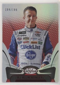2018 Certified Red /199 AJ Allmendinger #49