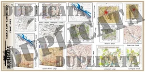 Diorama/Model Accessory - 1/35 German Maps, Eastern Front  - WW2 - Picture 1 of 2